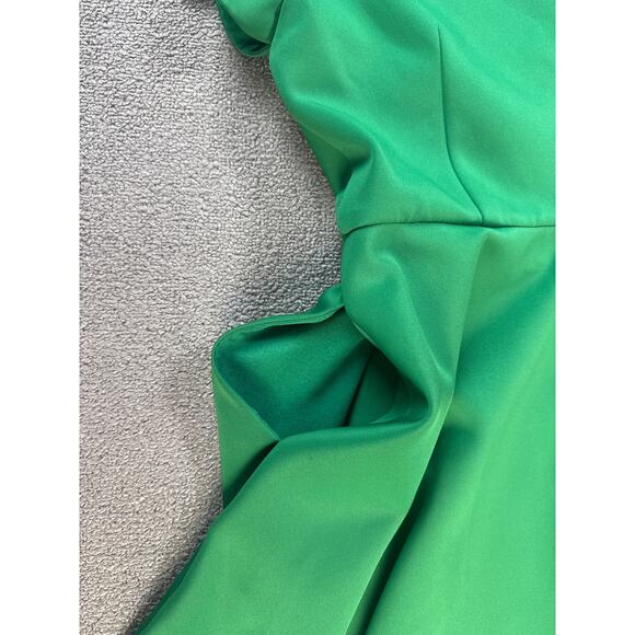 Ted Baker Fellama Bardot Scallop Skater Dress Green Size 14 - Picture 7 of 13